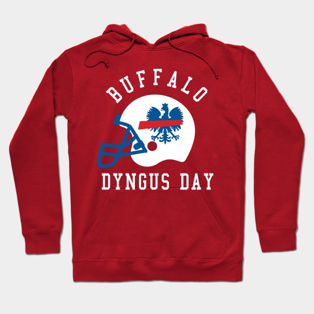 Dyngus Day Buffalo NY Polish Eagle Pride 716 Football Hoodie by PodDesignShop